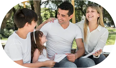 Få veiledning om forhold til nye partnere og familie.